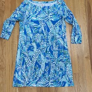 Lilly Pulitzer Blue and Green Sophie dress